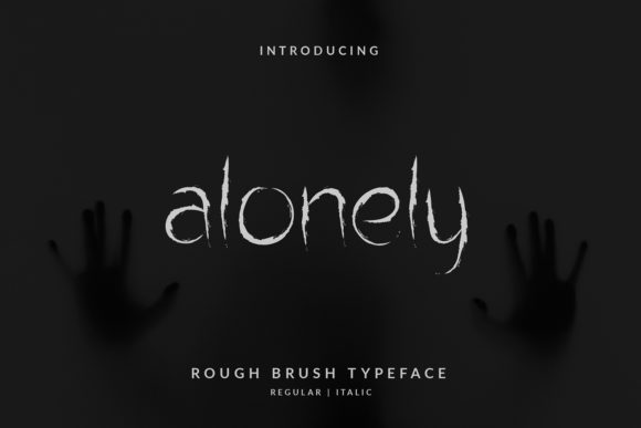 Alonely: A Bouncy Display Font for Quirky Branding