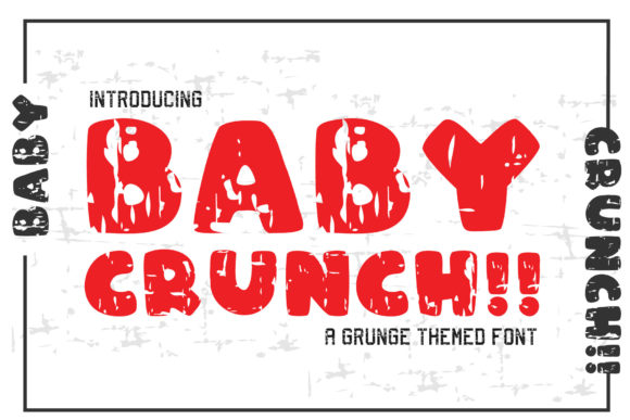 Baby Crunch Font for Bold Web Design and Branding