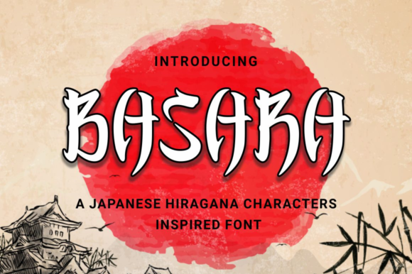 Basara Font: A Japanese-Inspired Display Typeface for Business Branding