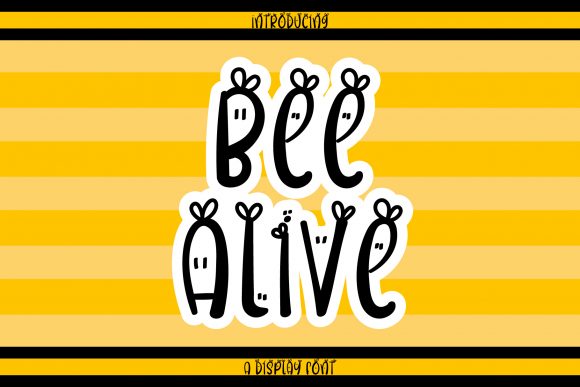 Bee Alive Font for a Polished Brand Look