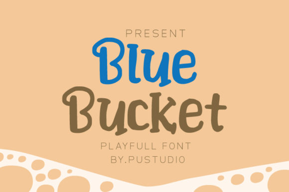 Blue Bucket Font: A Fresh Touch for Your Brand