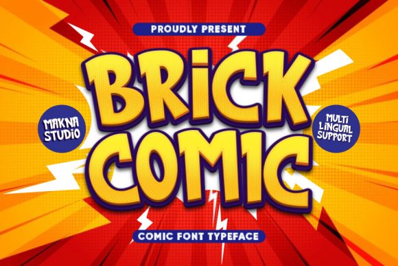 Brick Comic Font: A Playful Display Typeface for Creative Projects