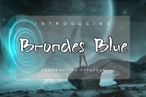 Brondes Blue Font Review: A Cool and Friendly Display Typeface for Creative Projects