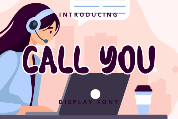Call You Font: A Trendy Display Typeface for Crafters and Makers