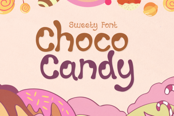 Choco Candy Font: A Playful Display Typeface for Creative Makers