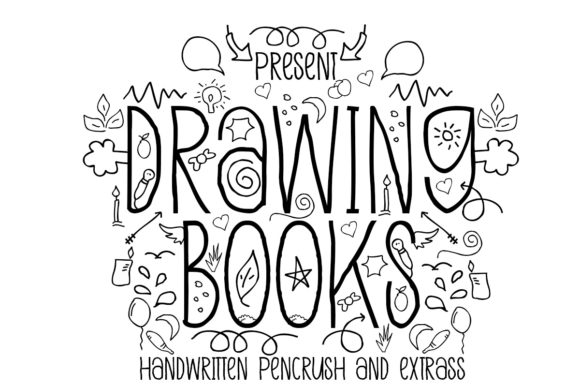 Drawing Books: A Charming Display Font for Editorial Design