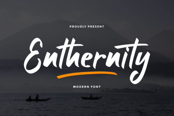 Enthernity Font: A Modern Display Typeface for Creative Campaigns