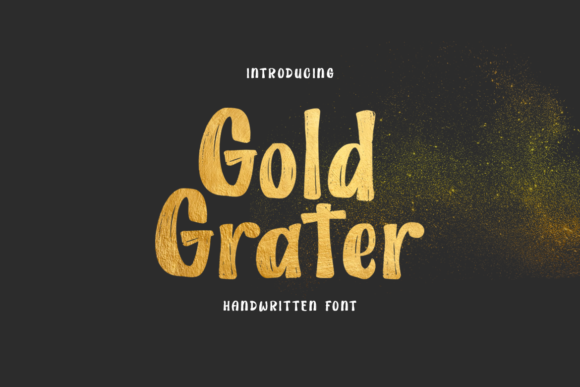 Gold Grater Font for Professional Branding and Creative Designs