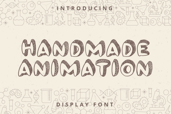 Handmade Animation Font for Creative Makers