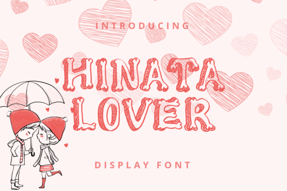 Hinata Lover Display Font for Playful Web Design