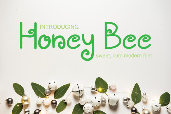 Honey Bee Font for Branding and Creative Design Projects