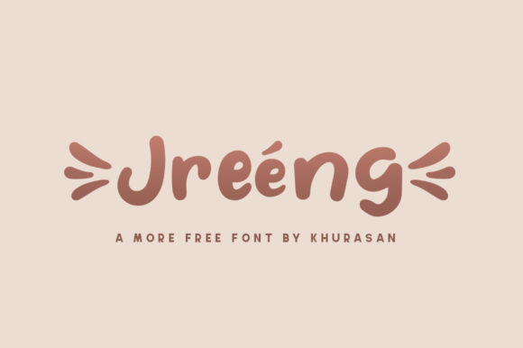 Jreeng Font: A Stylish Display Typeface for Editorial Design