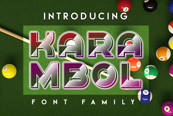 Karambol Display Font for Eye-Catching Campaigns