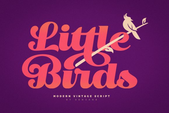 Little Birds Font for Modern Web Design Projects