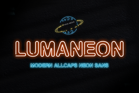 Lumaneon Font for Bold, Trendy Branding and Marketing