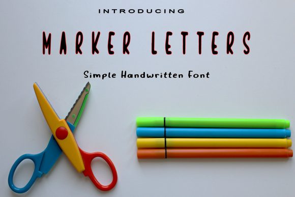 Marker Letters: A Display Font for Editorial Elegance