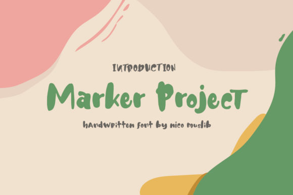 Marker Project: A Contemporary Display Font for Modern Web Design