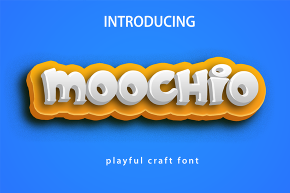 Moochio Display Font Adds Whimsy to Creative Branding Projects
