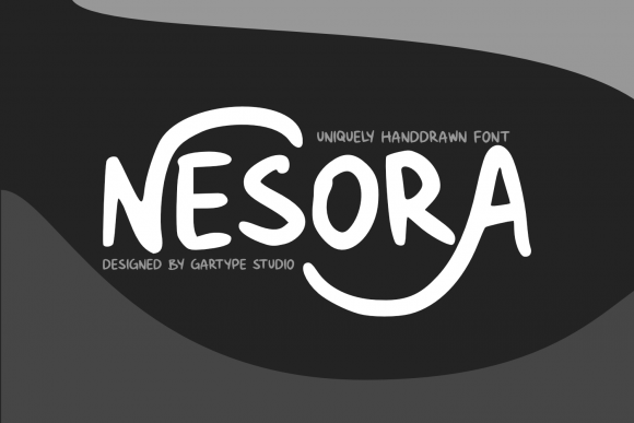 Nesora Display Font for Creative Branding Projects
