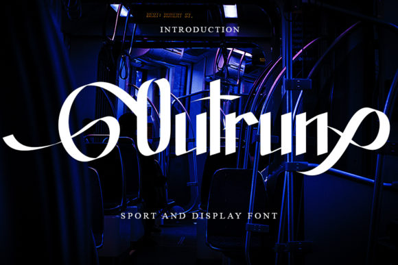 Outrun Font for Polished Branding and Creative Projects