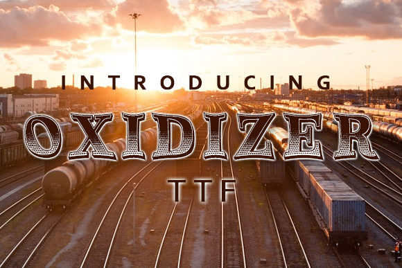 Oxidizer Font: A Bold Display Type for Creative Projects
