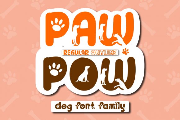Paw Pow Display Font for Kids-Friendly Brand Campaigns