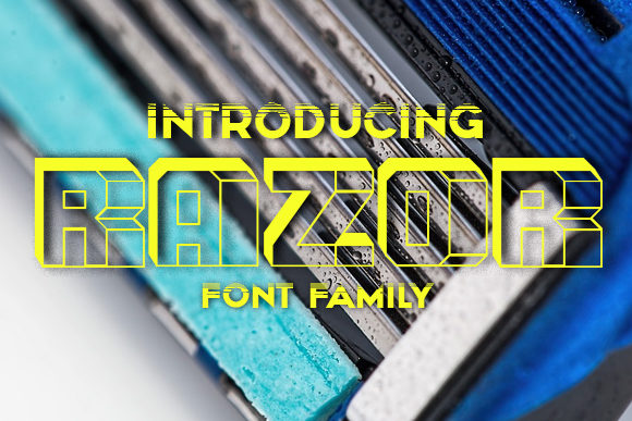 Razor Display Font for Modern Web Design