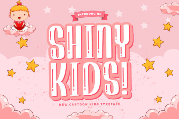 Shiny Kids Font: A Playful Display Typeface for Creative Publishing