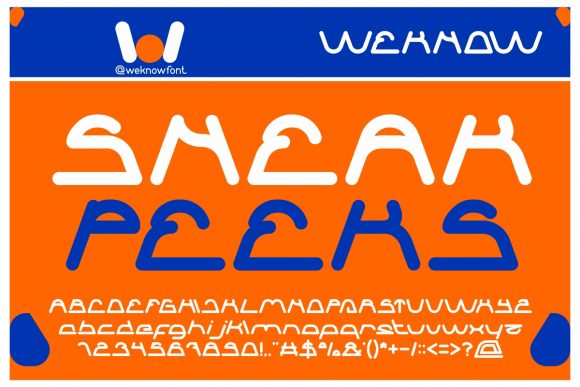 Sneak Peeks: A Bold Display Font for Modern Design