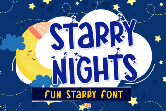 Starry Nights: The Creative Display Font for Scroll-Stopping Visuals