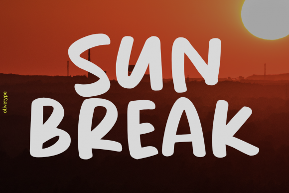 Sunbreak Font for Modern Web Design Projects