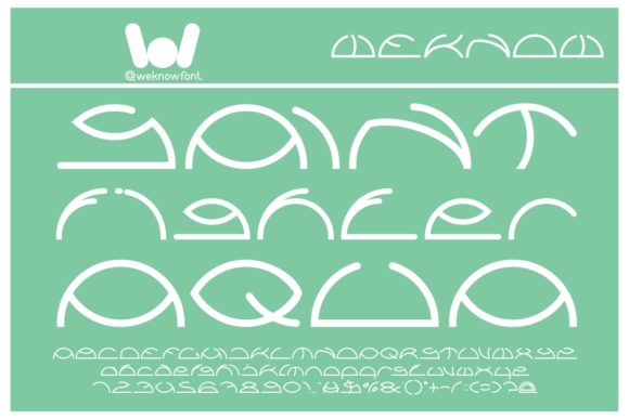 Transform Your Brand with Saint Fighter Aqua Font