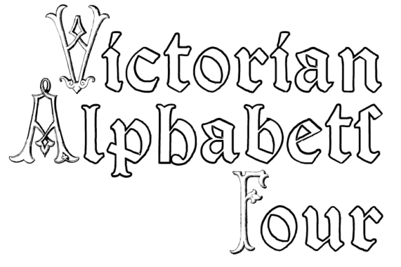 Victorian Alphabets Four: A Display Font That Elevates Branding Projects