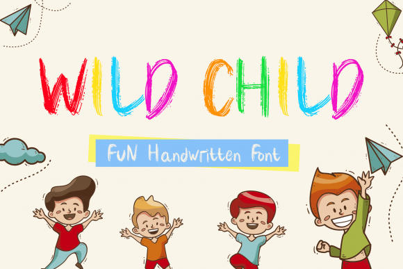 Wild Child Font: A Playful Display Typeface for Creative Projects